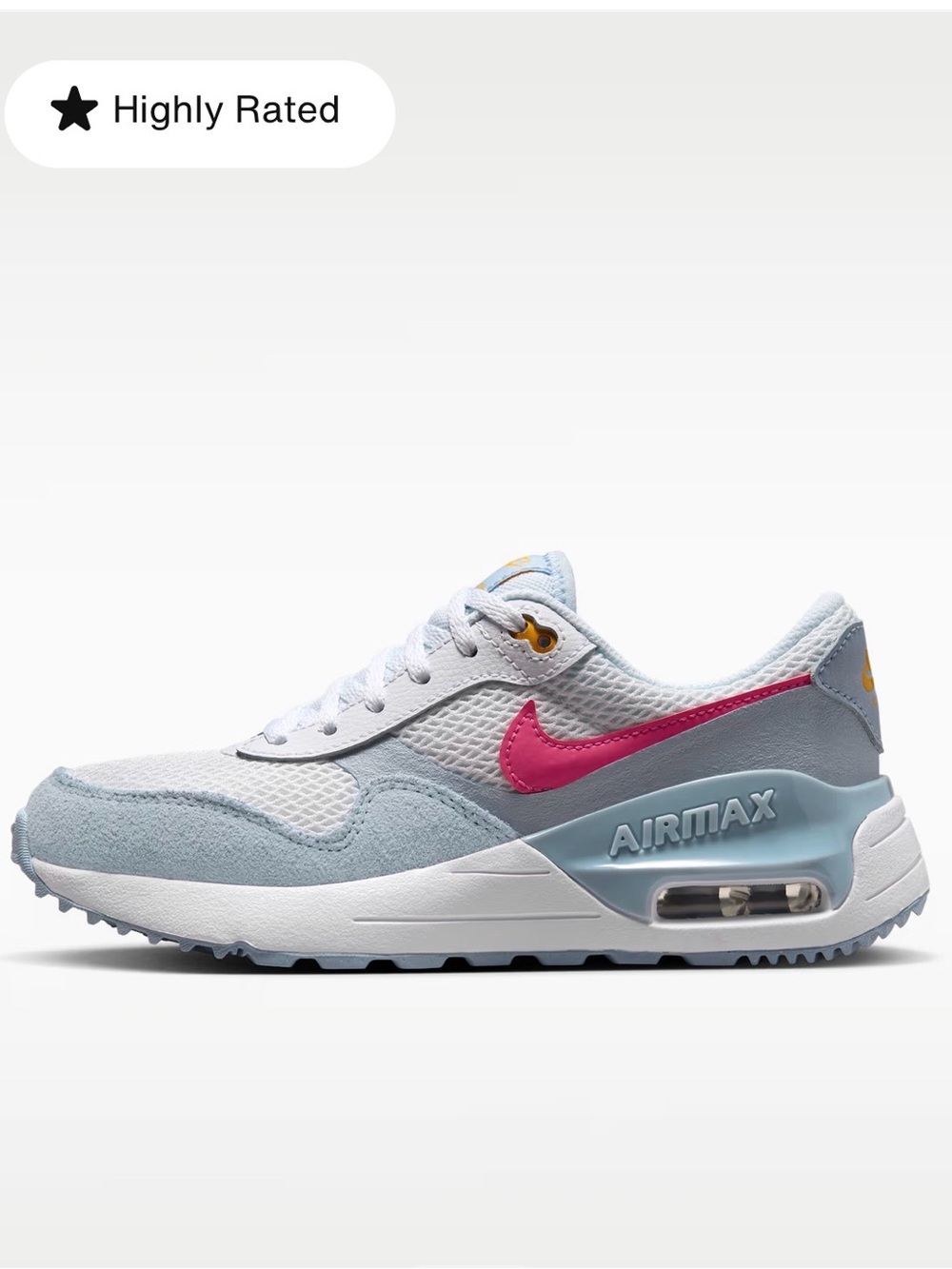 Brand New Nike Air Max SYSTM 6.5Y/8W NWT + partial original box DQ0284-113
